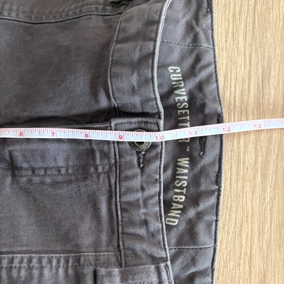 Duluth Trading Fire Hose Cargo Pants Women's 12 Dark Grey Work Relaxed Pockets - Picture 9 of 10